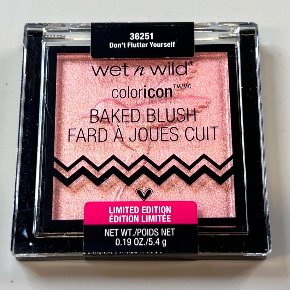 wet n wild Pink Shimmer Baked Blush — Don't Flutter Yourself